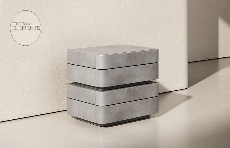 Прикроватная тумба Т-02 Fedorova elements - фото 04 | Александра Фёдорова