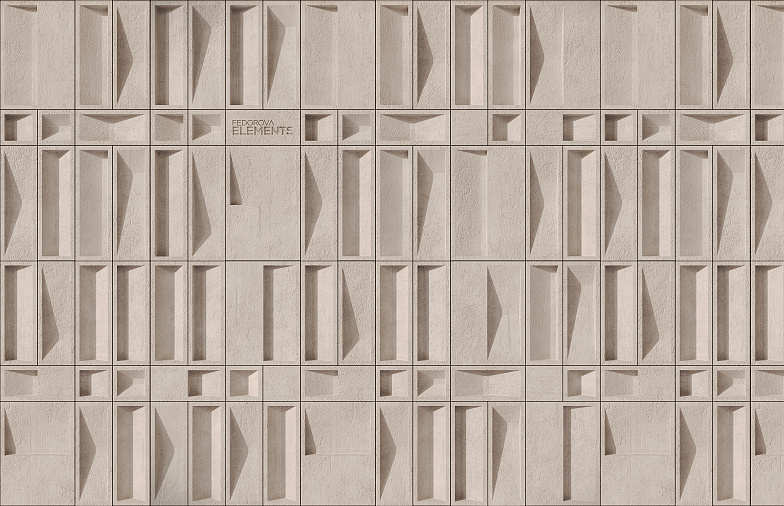 Стеновая панель P-01 Fedorova elements - фото 01 | Александра Фёдорова