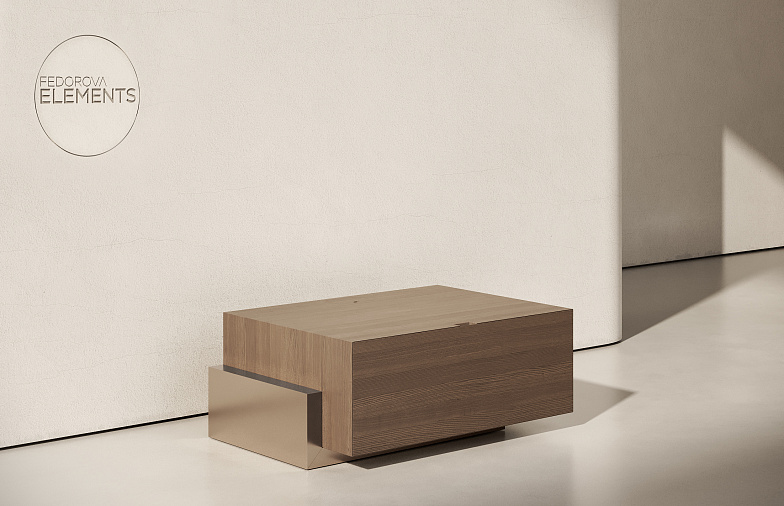 Прикроватная тумба T-01 Fedorova elements - фото 02 | Александра Фёдорова