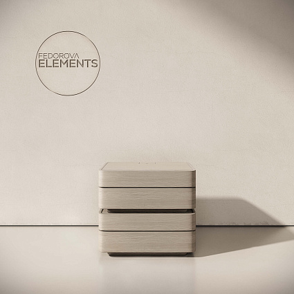 Прикроватная тумба Т-02 Fedorova elements - фото 02 | Александра Фёдорова